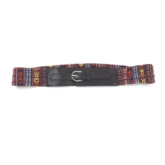 Charming Charlie Women's Aztec Floral Belt L/XL - Picture 1 of 8